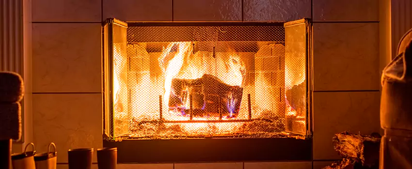 Mendota Hearth Landscape Fireplace Installation in Junction City, Kansas