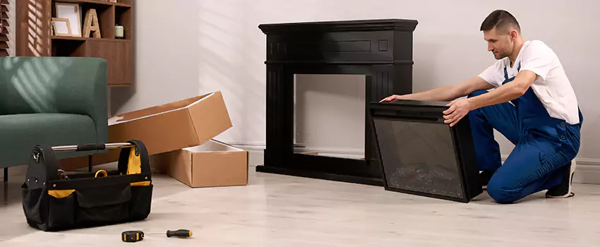 Old Rusted Metal Fireplace Repair And Replacement in Junction City, KS