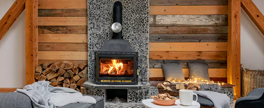 Thelin Hearth Products Direct Vent Gas Stove Fireplace Inspection in Junction City, Kansas